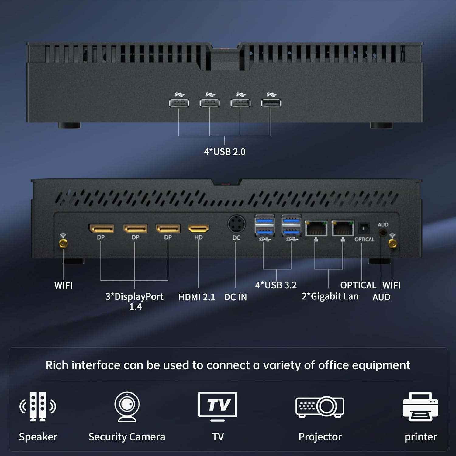 Pc Gaming I7 14Th Gen - Partaker Gaming Mini PC 14th Gen