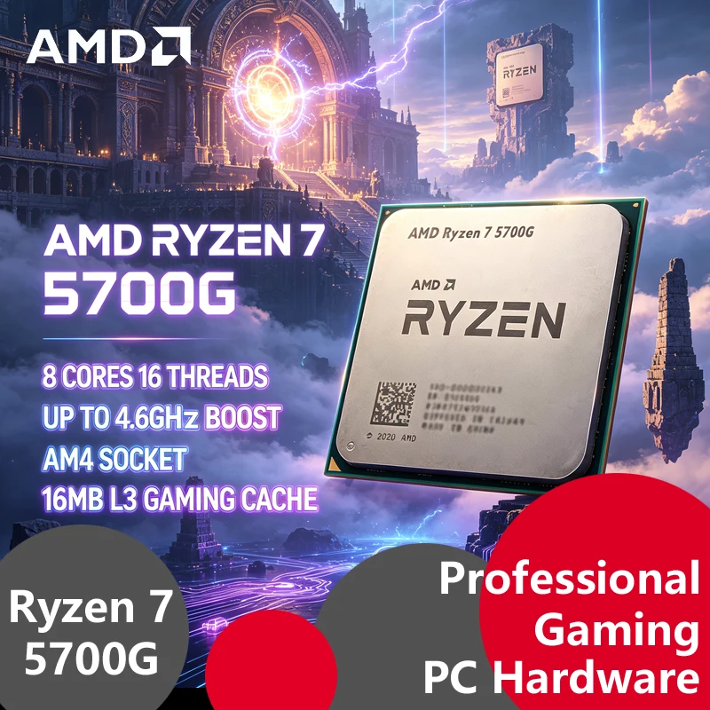 AMD Ryzen 7 5700G Tray Desktop - огляд і ціна Amd Cpu Ryzen 7