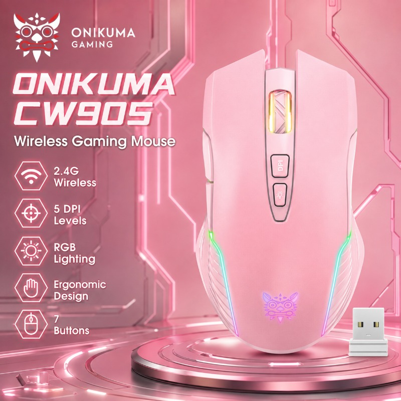 ONIKUMA CW905 Wireless/Wire Ga - огляд і ціна Pc Gaming X3D