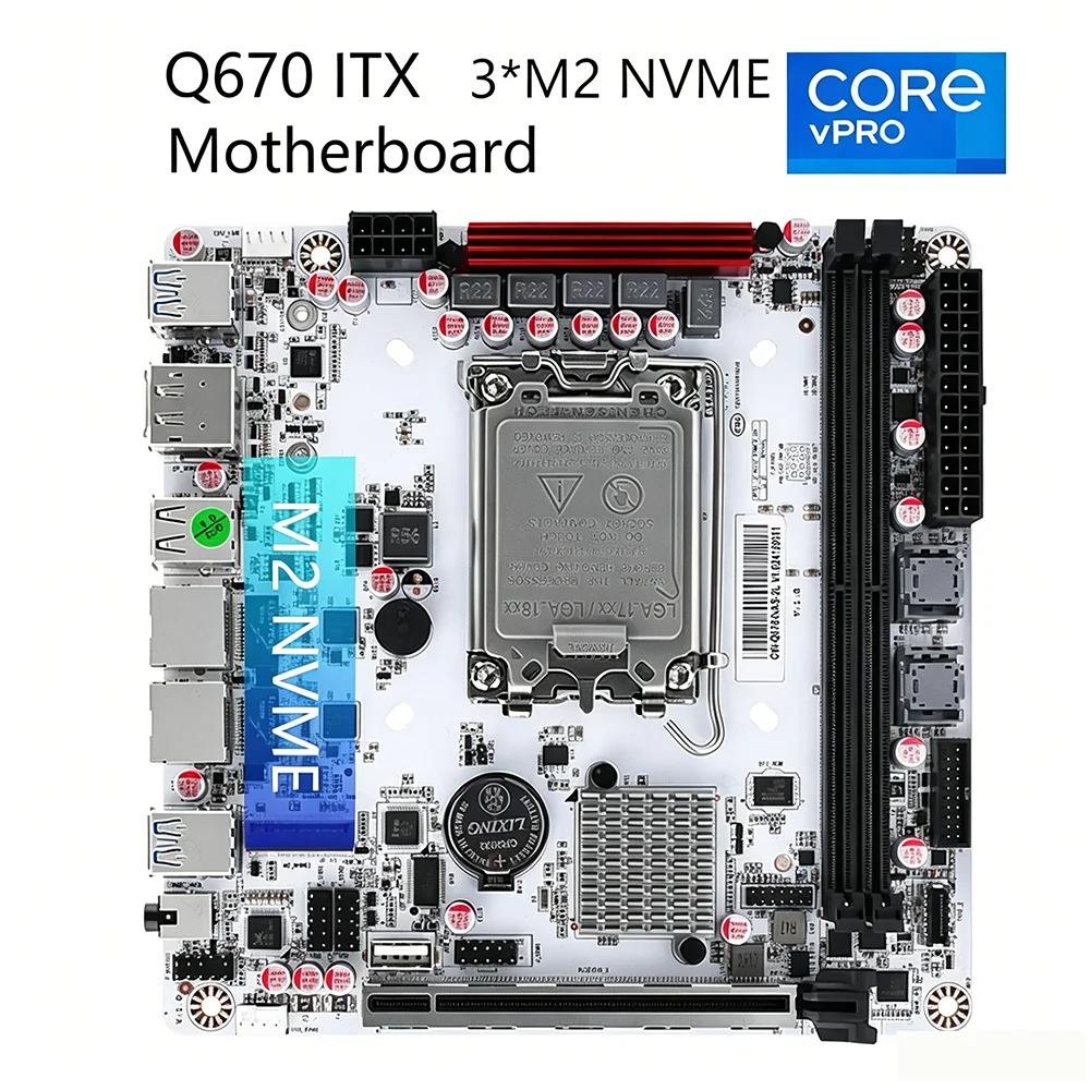Q670 ITX NAS Motherboard Kit,  - огляд і ціна Pc Gaming I7 14Th Gen