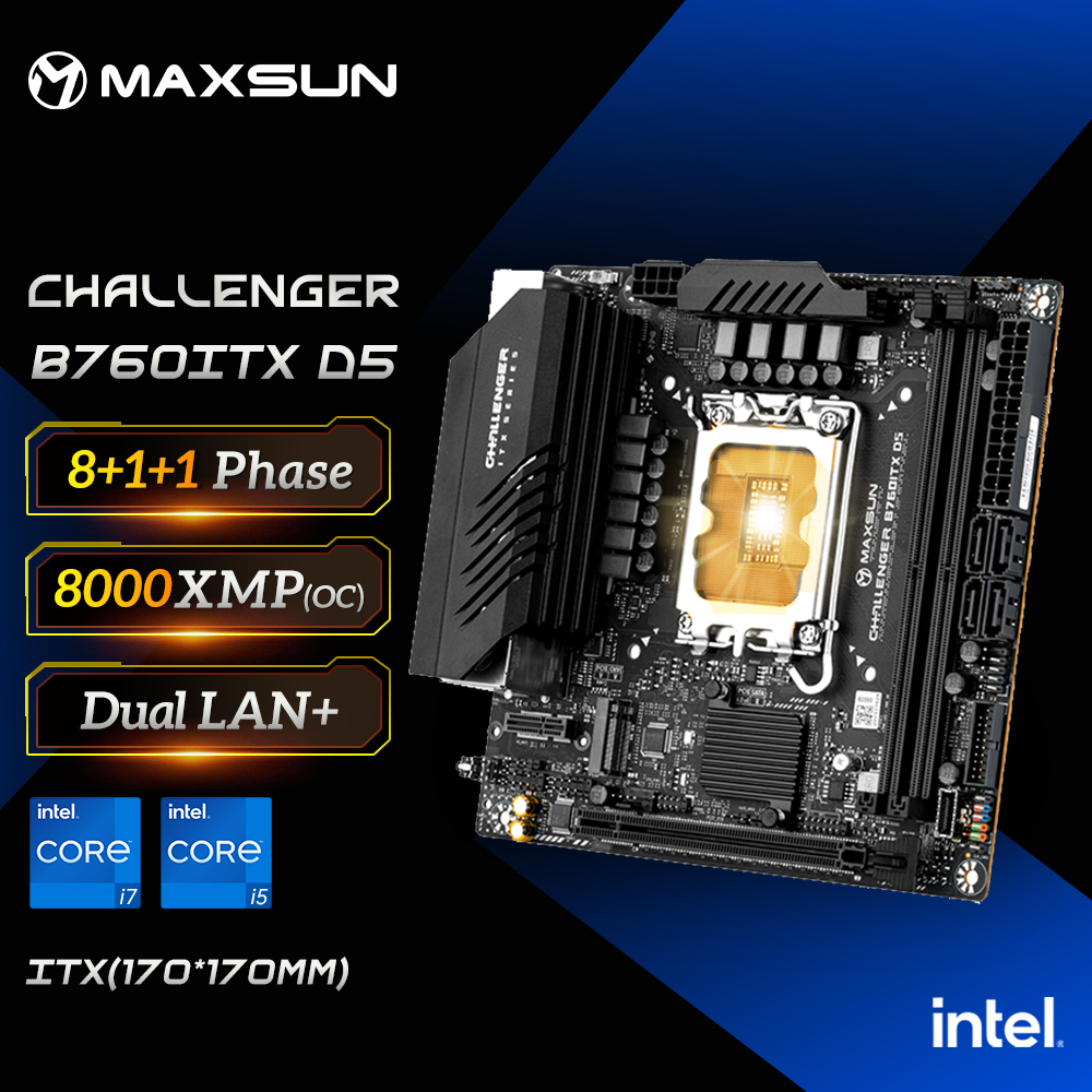 MAXSUN Game Motherboard B760IT - огляд і ціна Pc Gaming I7 14Th Gen