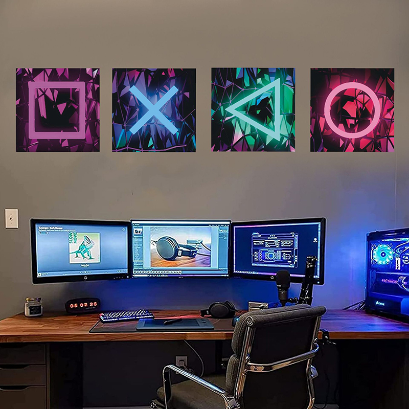 4PCS Kids Gaming Room Game Wal - огляд і ціна Pc Gaming Quotes