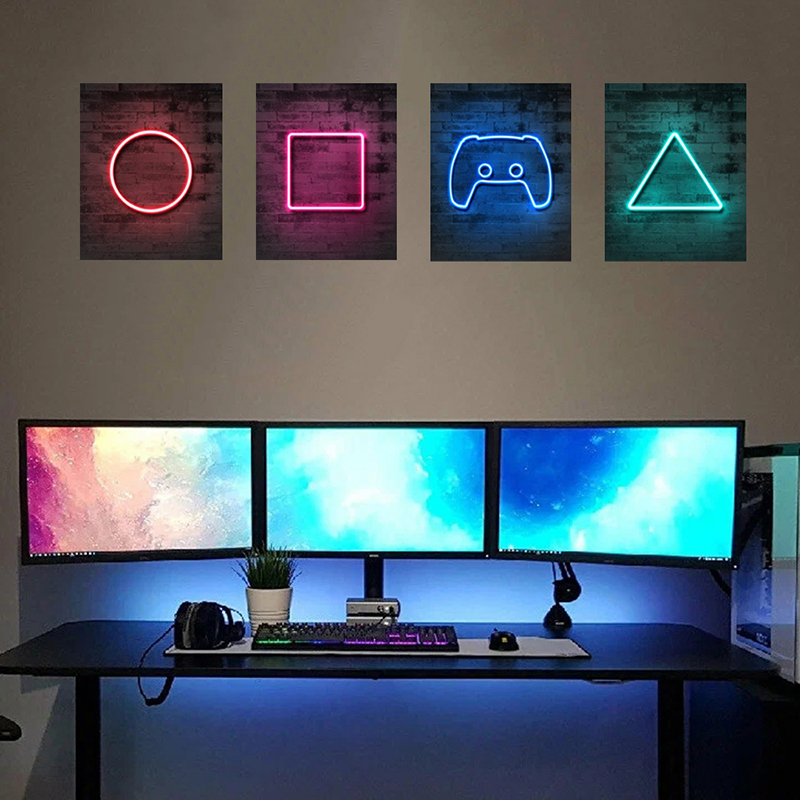 4PCS Kids Gaming Room Game Wal - огляд і ціна Pc Gaming Quotes