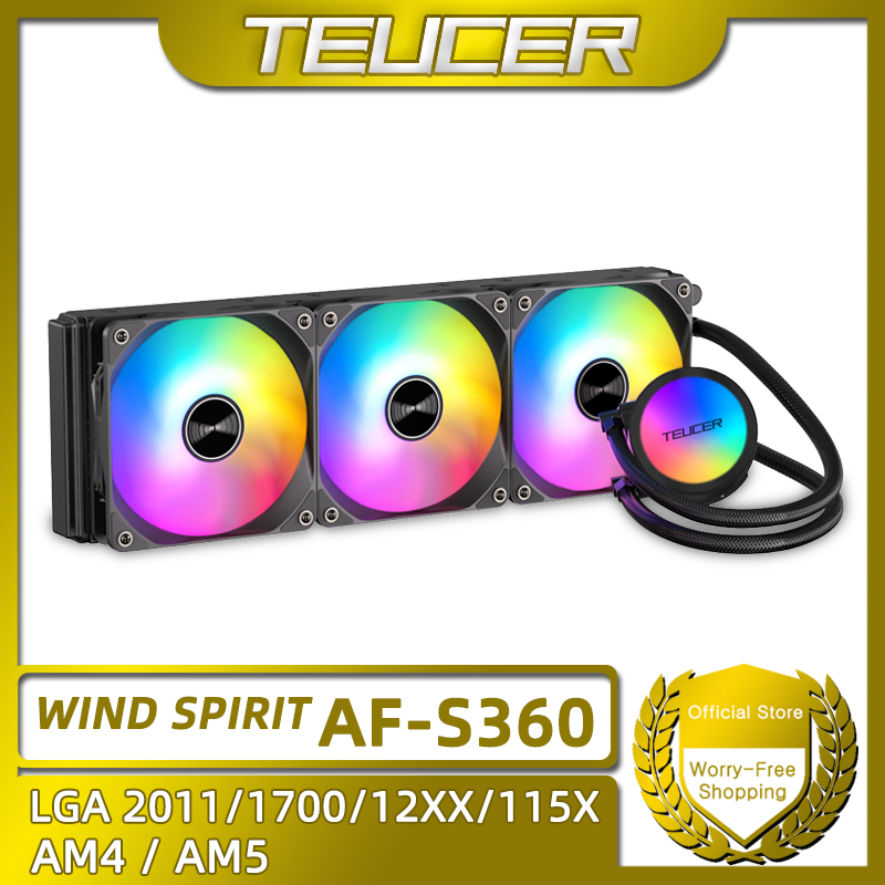 TEUCER AF-S360 CPU Water Cooli - огляд і ціна Pc Gaming Liquid Cooling