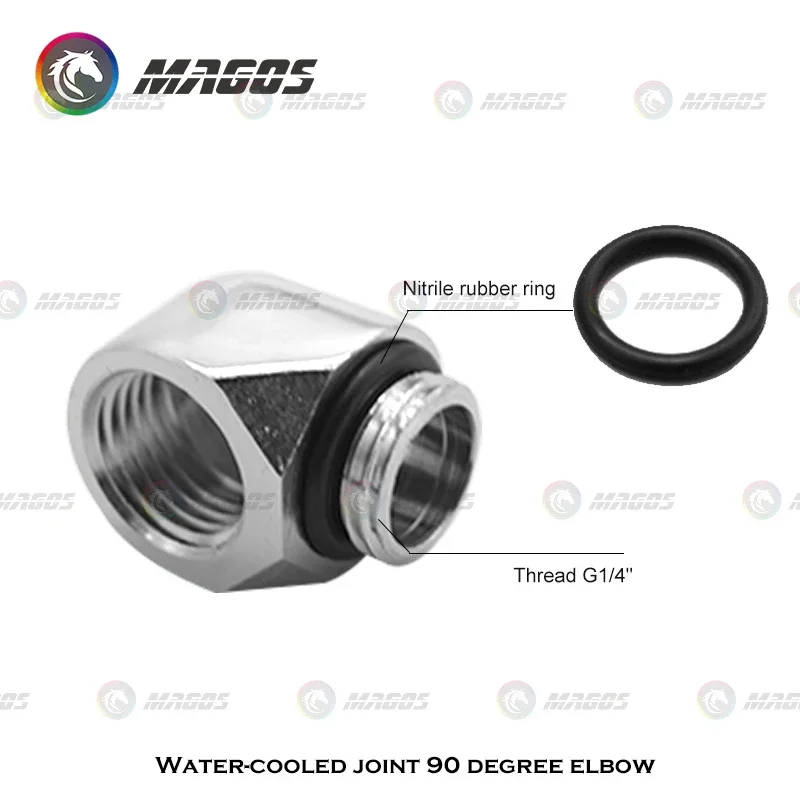 2PCS G1/4 90° Angled Fitting F - огляд і ціна Pc Gaming Liquid Cooling