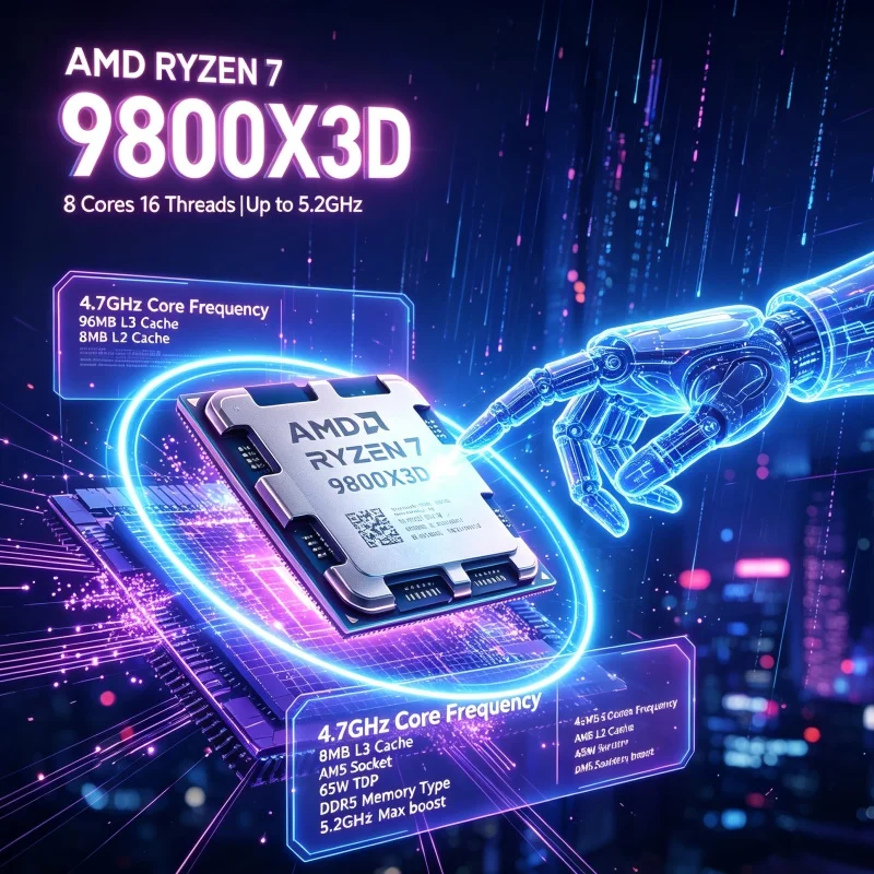 AMD Ryzen 7 9800X3D AM5 Gaming - огляд і ціна Pc Gaming Ddr5