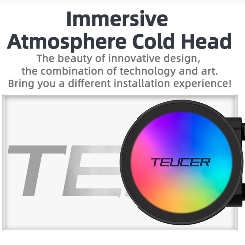 TEUCER AF-120 Water Cooler 12c - огляд і ціна Pc Gaming Liquid Cooling