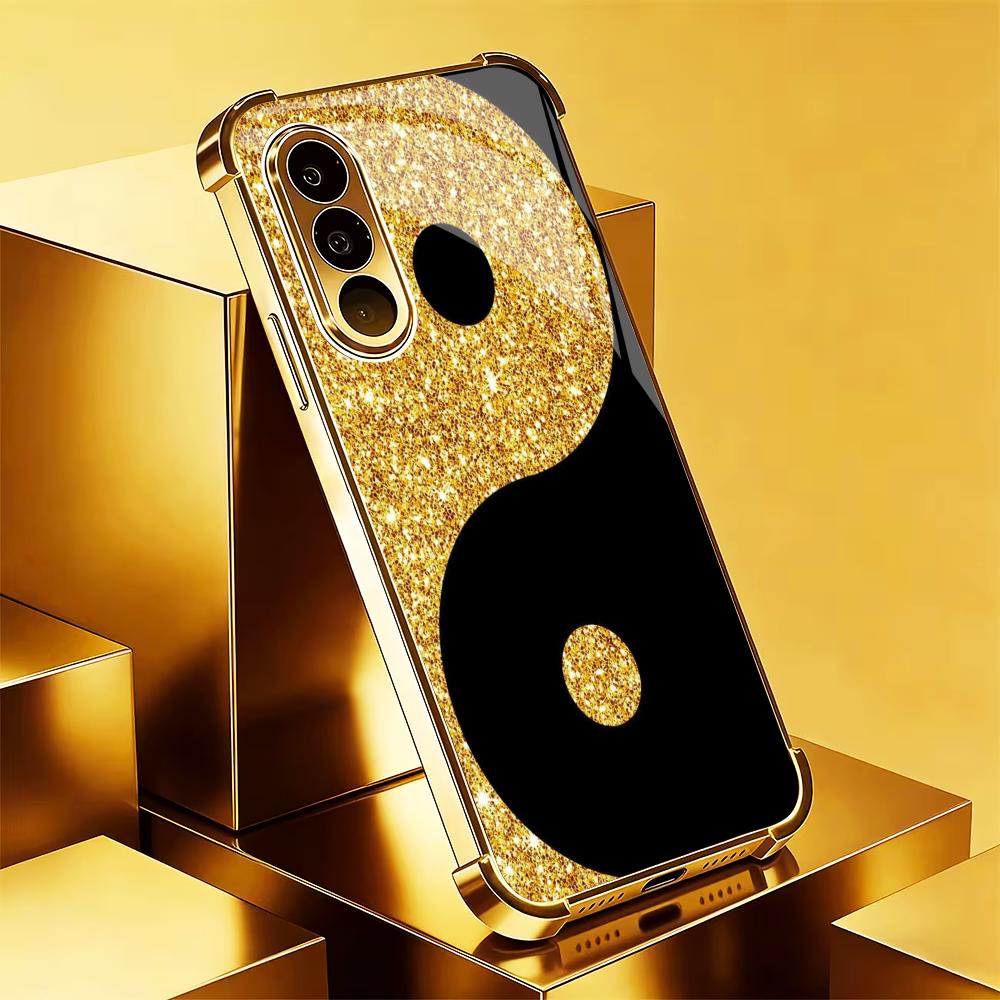 Luxurious black gold pattern T - огляд і ціна Pc Case Tempered Glass