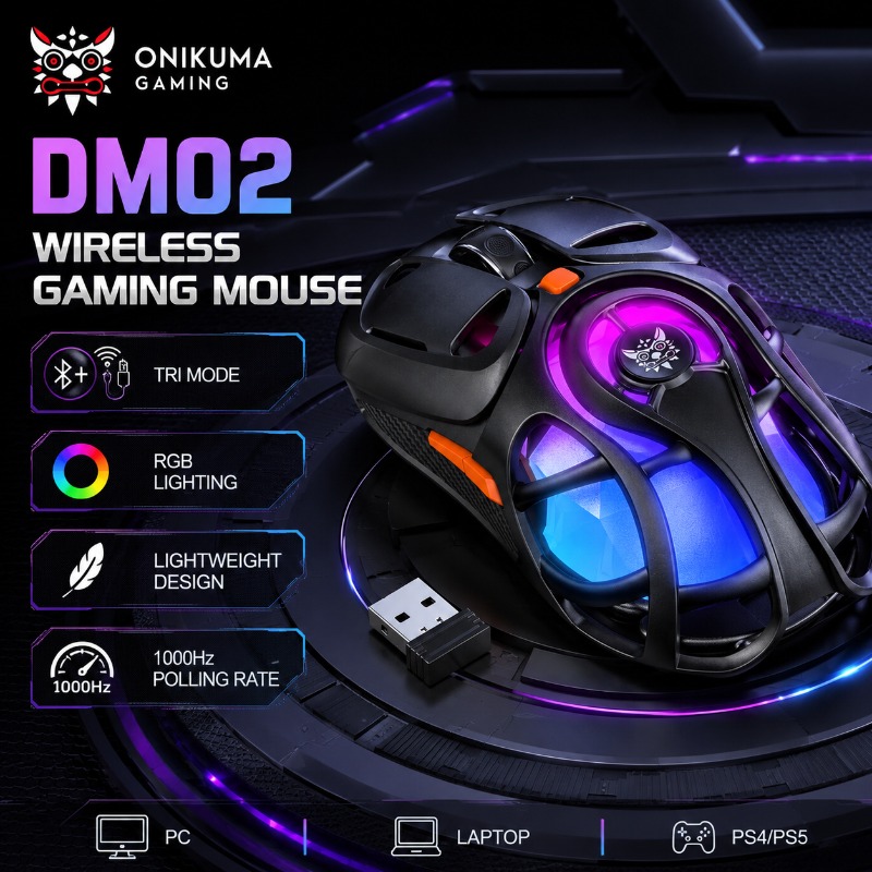 ONIKUMA DM02 Wireless Gaming M - огляд і ціна Pc Gaming X3D